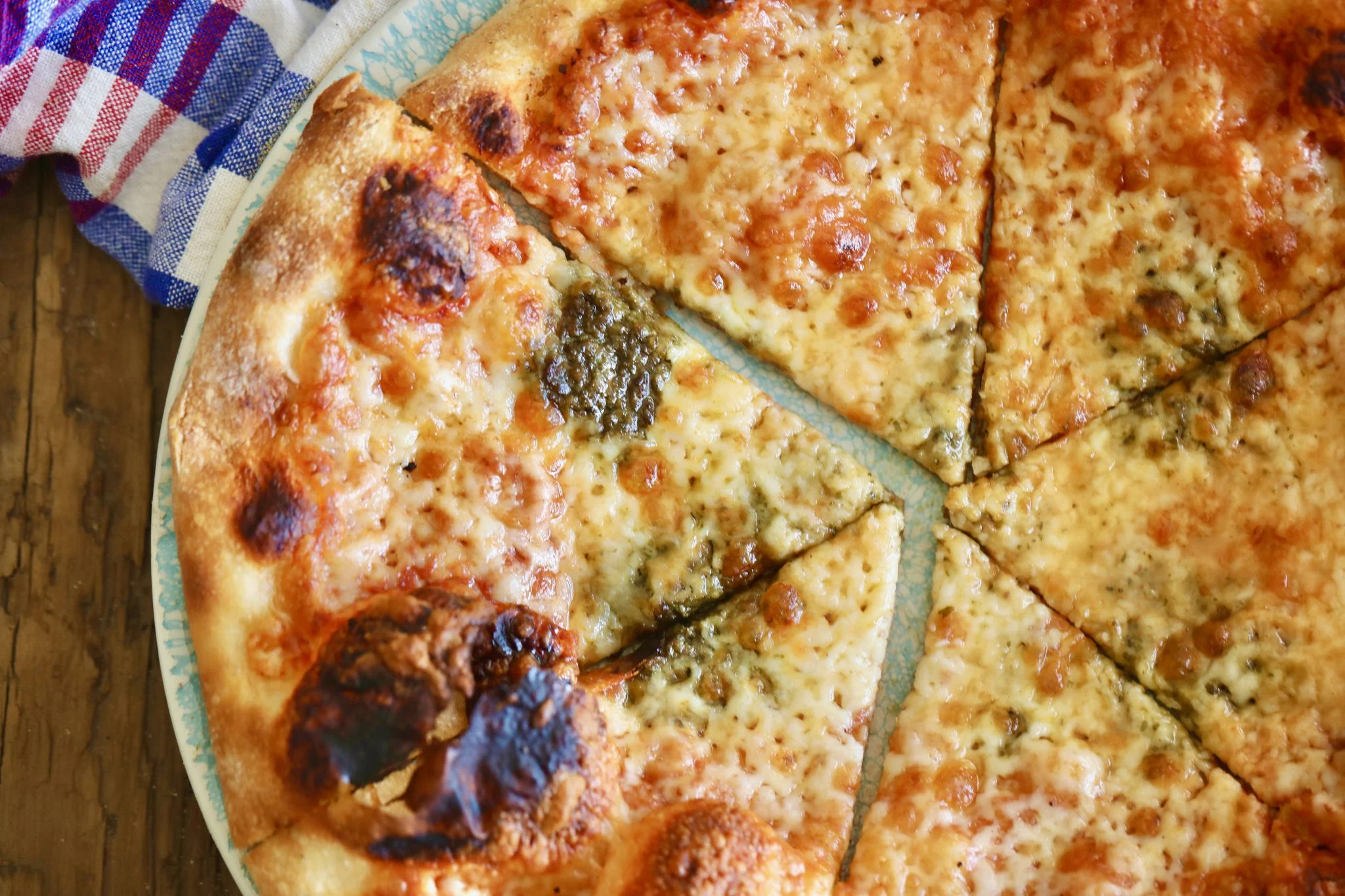 Sourdough pizza dough preparation